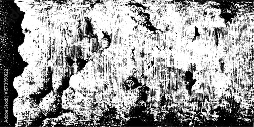 Vintage parchment scroll edge with frayed fibres texture for design overlay