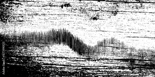 Vintage parchment scroll with frayed fibers for rustic texture overlay