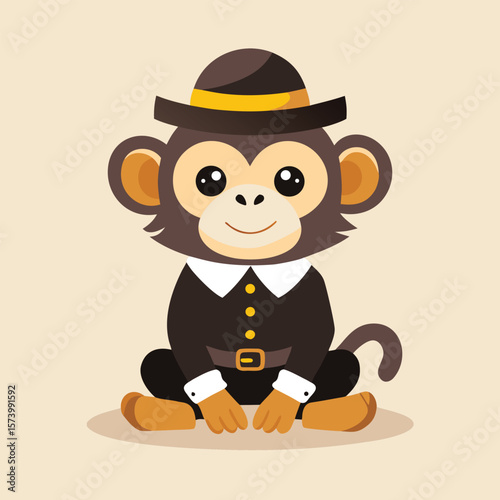 Cartoon 3D vector illustration of a fun cowboy character