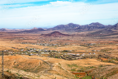 Valle de Santa Ines, Island Fuerteventura, Canary Islands, Spain, Europe. photo