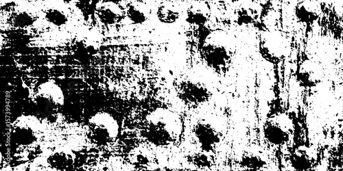 Industrial rusty boiler plate with overlapping rivets texture overlay for design projects
