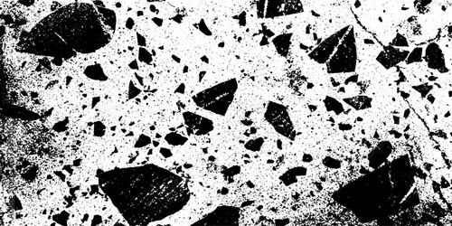 Speckled terrazzo texture with marble chips for grunge design overlay
