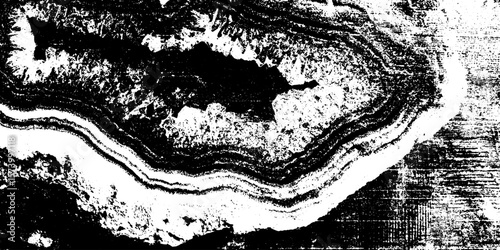 Grunge geode texture with crystalline facets for artistic overlay and design