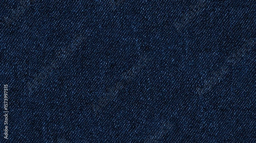 Schilderij op canvas Dark blue denim texture