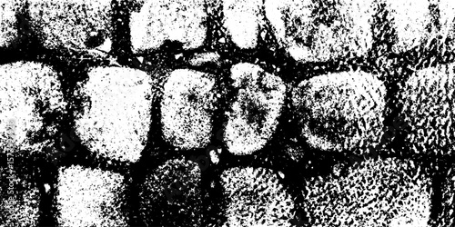 Rustic cobblestone alley pattern for textured background and design