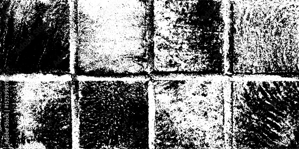Obraz premium Textured bathroom tile grout with hairline mould for distressed design overlay