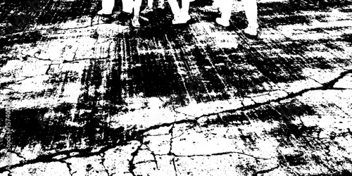 Weather beaten concrete ramp with graffiti texture for sporty grunge designs