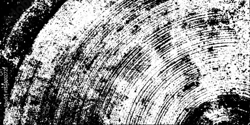 Textured skateboard wheel surface for grunge and sporty design backgrounds