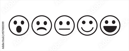 Emoji Face Emotion Rating Scale for Feedback and Mood Tracking