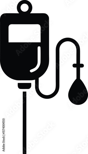 Infuse icon iv bag icon