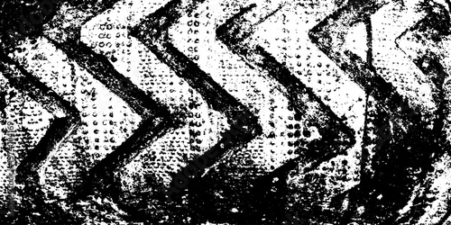 Worn rubber tire tread imprint on dusty floor texture for grunge design