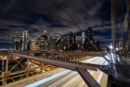 View of Manhattan from the Brooklyn Bridge