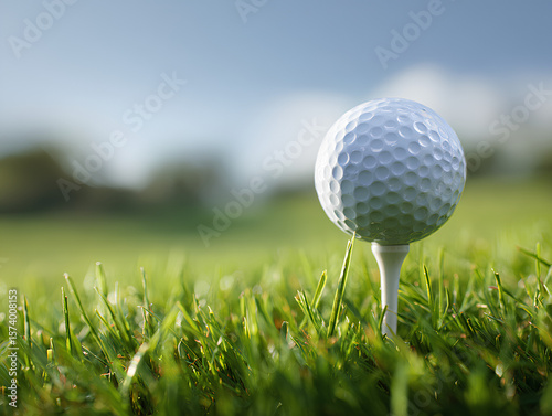 golf ball on tee