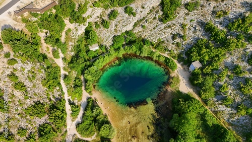 Source of the Cetina River, Dalmatia, Croatia, Europe, 
Krka National Park,