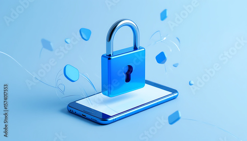 Data Security Concept Icons Representing Cybersecurity, Digital Protection, and Information Privacy