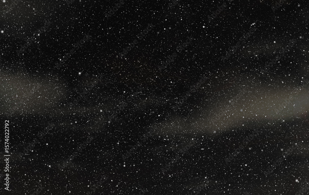Fototapeta premium Space star shape sky night background, black starry cosmos abstract pattern dark blue science, textile cosmic galaxy astronomy decoration fantasy wallpaper landscape.