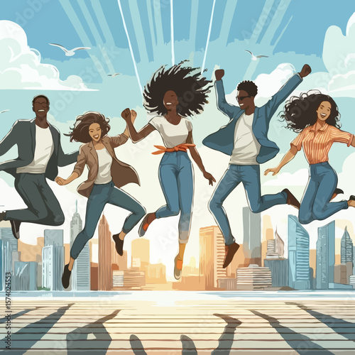 group of people dancing