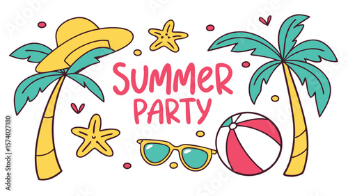 summer party logo