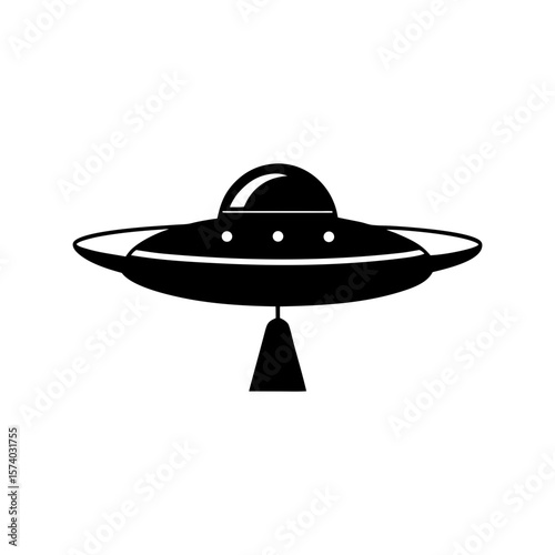 Flying Saucer Clipart Vector Illustration