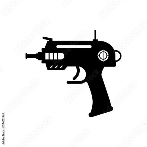 Ray Gun Clipart Vector Illustration