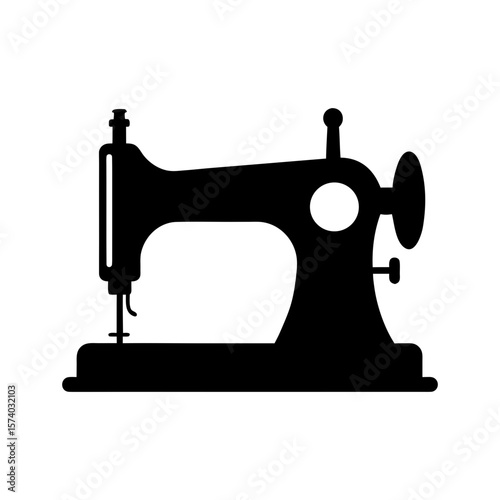Sewing Machine Clipart Vector Illustration