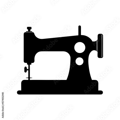 Sewing Machine Clipart Vector Illustration