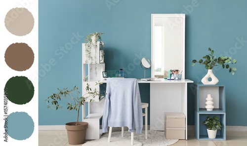 Interior of room with dress...