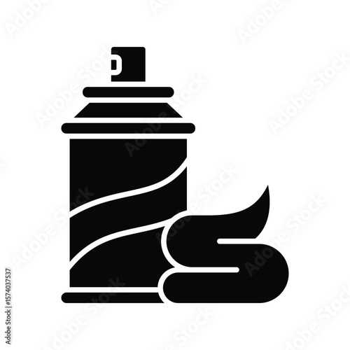 shaving cream icon vector design template simple and clean