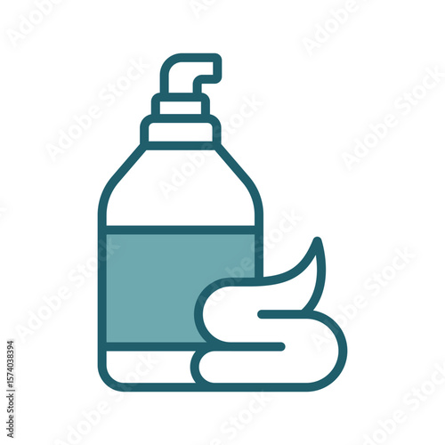 shaving cream icon vector design template simple and clean