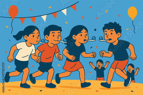 Marble-on-Spoon Race