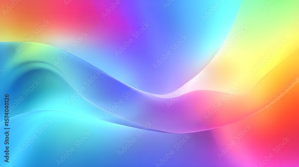 Obraz premium abstract colorful background with waves