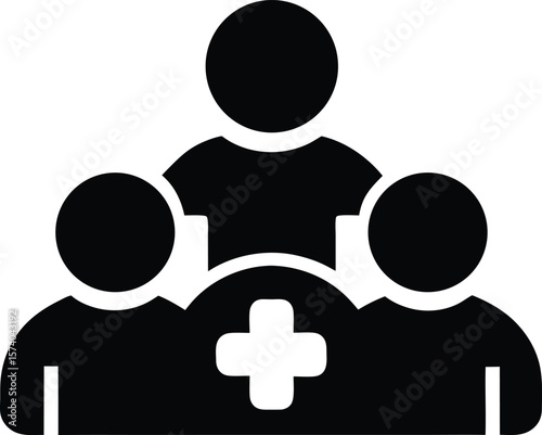Add new friend customer follow symbol Vector illustration