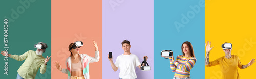 Collage of different people...