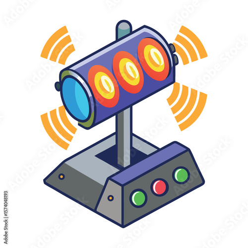 Wireless Wi-Fi network symbol with radio waves for internet connection design