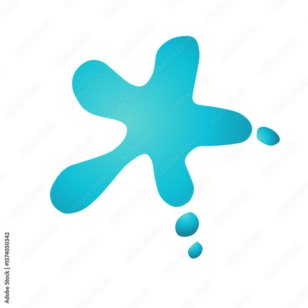 Obraz premium abstract blue splash background