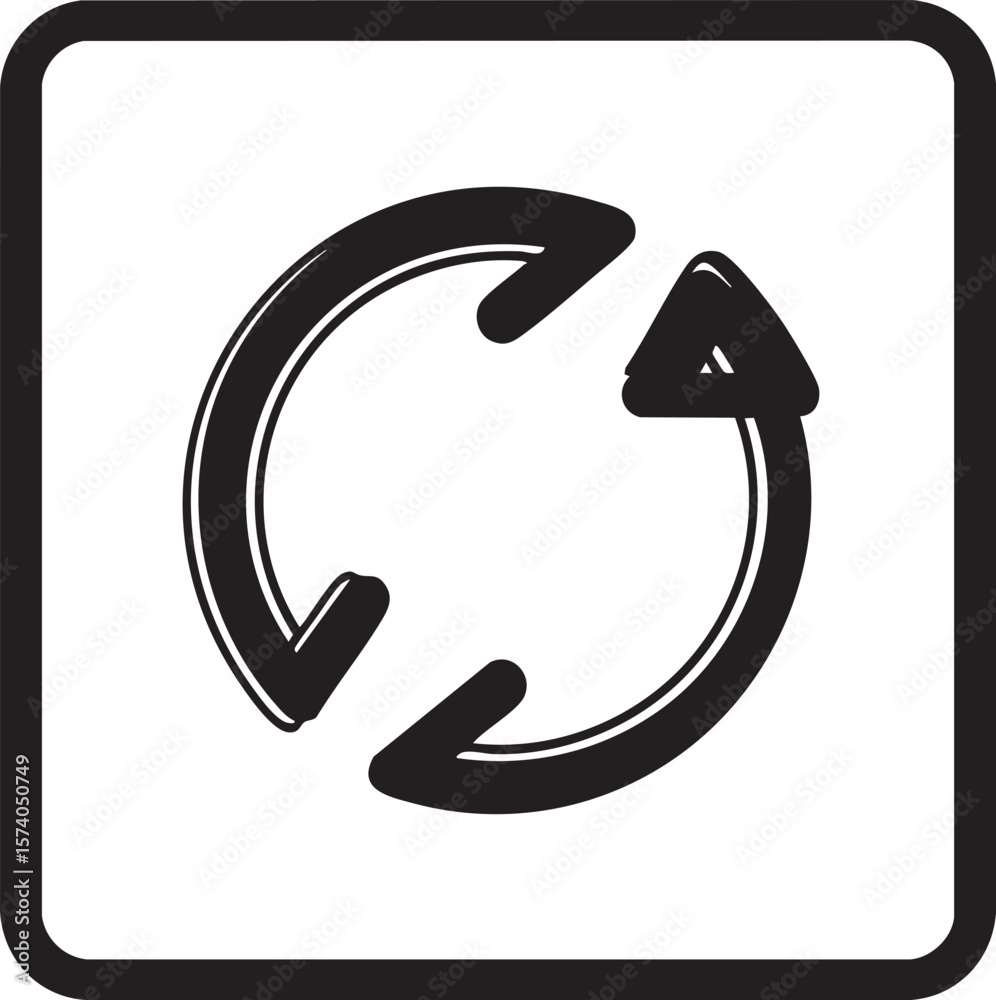 Designing a modern refresh symbol for user interface applications Designing a modern refresh symbol for user interface applications