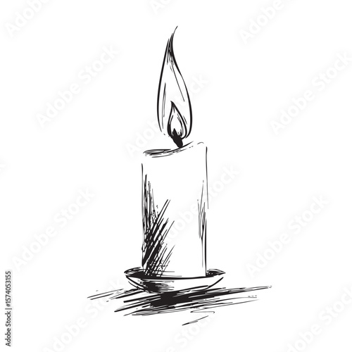 Elegant candle design for home decor and relaxation ambiance