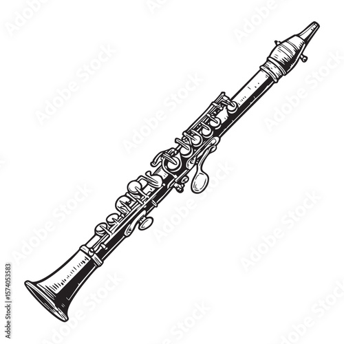 Clarinet design concept for music education and decoration