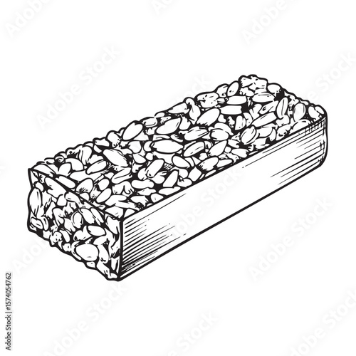 Gourmet nut and seed energy bar for healthy snacking ideas