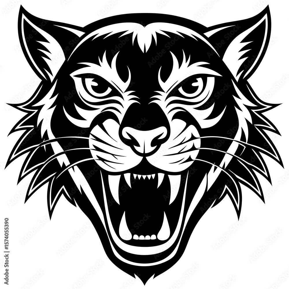 Obraz premium head of a tiger
