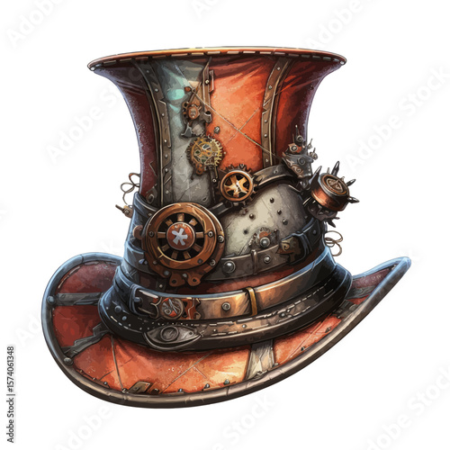 antique copper steampunk  hat