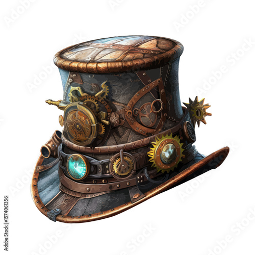 old treasure steampunk hat
