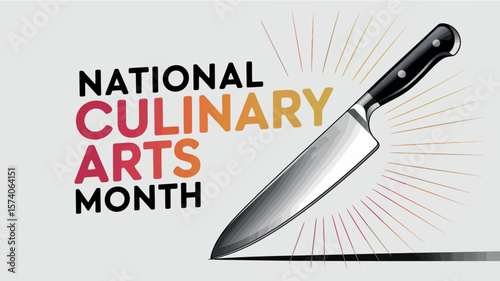 National Culinary Arts Month Celebration Knife