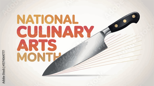 National Culinary Arts Month Celebration Knife