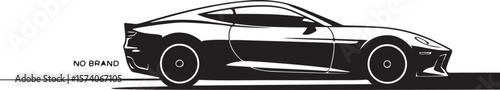 Racing Car Silhouette Vector Set