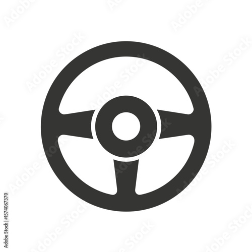 vector icon car steering wheel