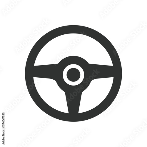 vector icon car steering wheel