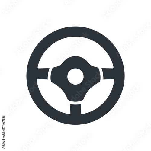 vector icon car steering wheel