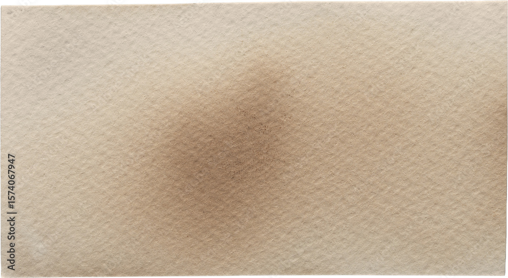 Fototapeta premium Brown And Beige Burnt Textured Paper Piece