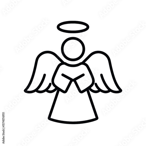 Angel icon transparent background  